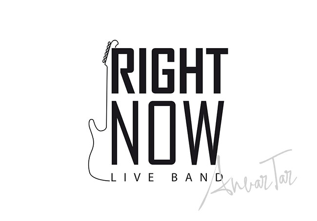 Логотип для Live band Right Now
