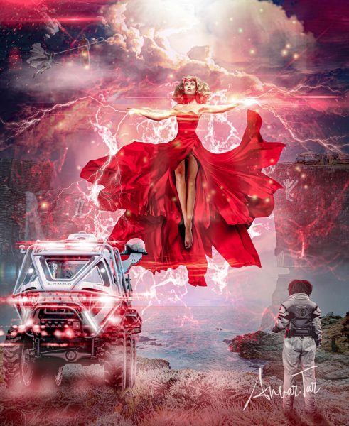 Алая ведьма. Scarlet witch.